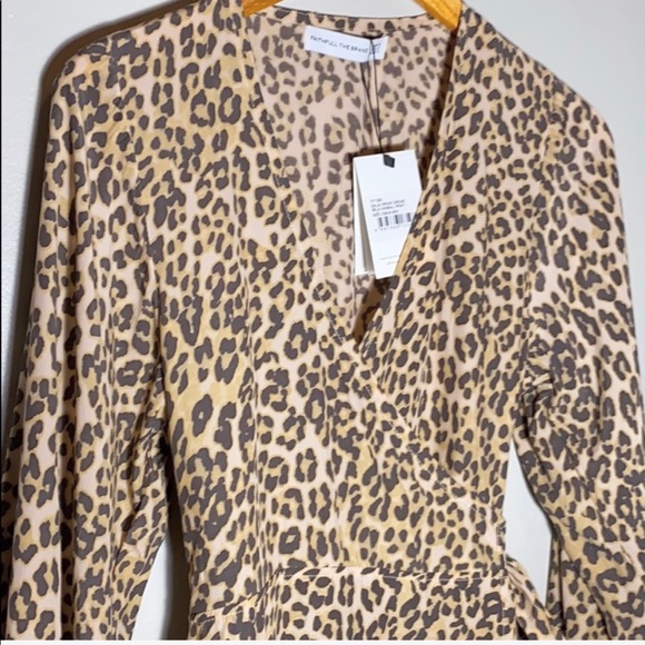 Faithfull The Brand Wrap Animal Print Dress - Picture 4 of 7